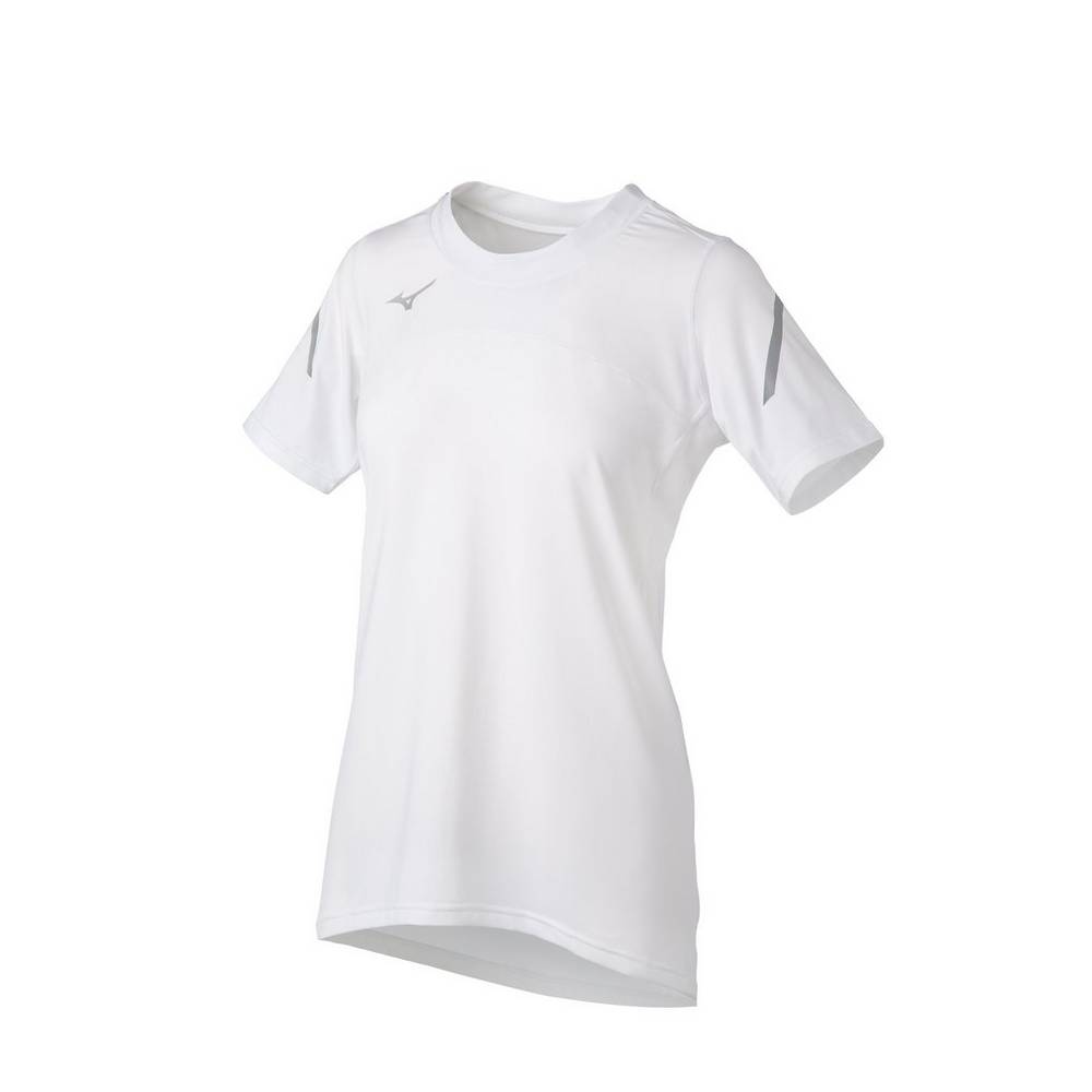 Jerseys Mizuno Techno VII Short Sleeve Mujer Blancas Ofertas TNDC-62573